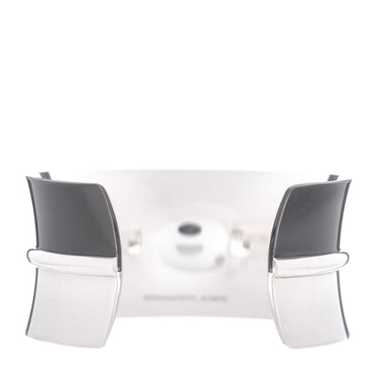 Tiffany Titanium Sterling Silver 1837 Wide Belt Cuff Bracelet 3 of 4