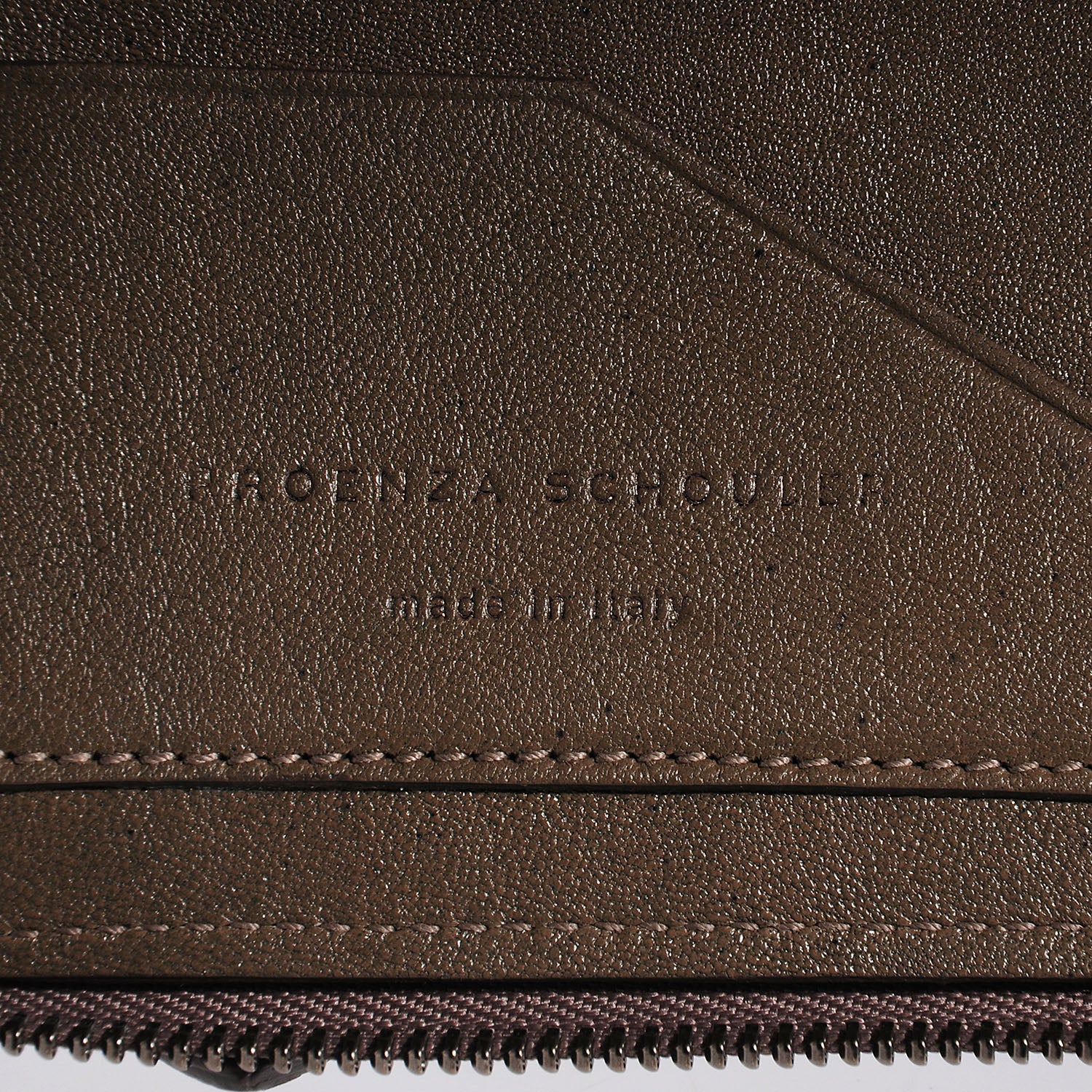 Proenza Schouler Lambskin PS1 Large Zip Around Wallet Smoke 6 of 7