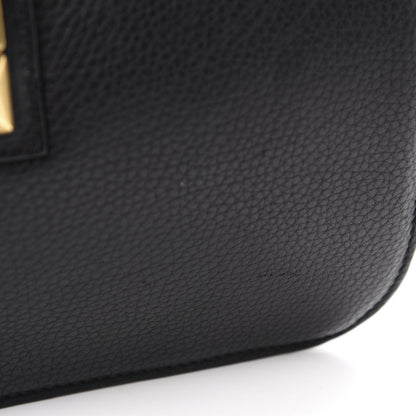 Valentino Garavani Pebbled Calfskin Medium Rockstud Rolling Glam Lock Rockstud Flap Black 9 of 10