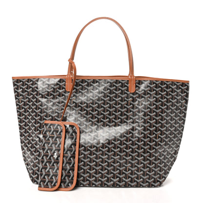 Goyard Goyardine Saint Louis GM Black Gold 3 of 11