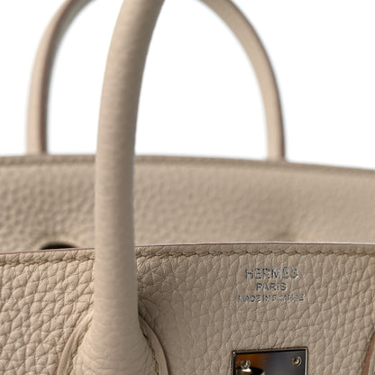 Hermes Togo Birkin 25 Beton 6 of 13