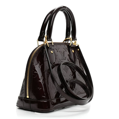 Louis Vuitton Vernis Alma BB Amarante 2 of 7