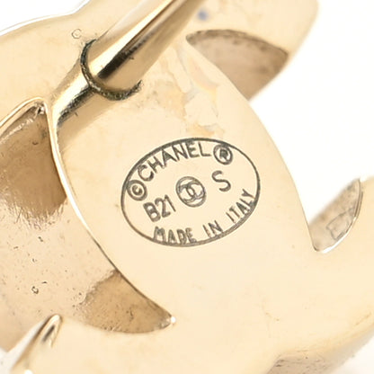 Chanel Metal CC Turnlock Earrings Gold 4 of 4