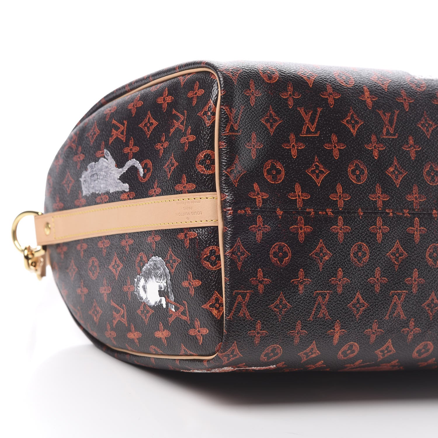 Louis Vuitton Catogram Speedy Bandouliere 30 Marron 10 of 12