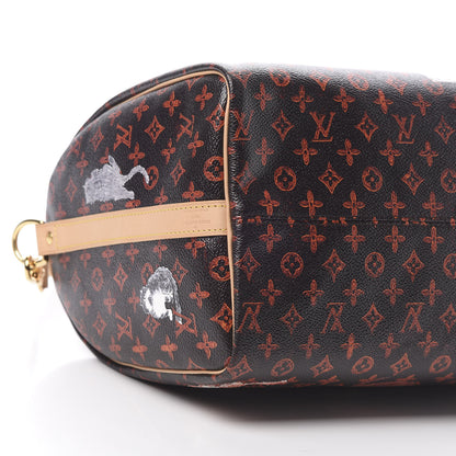 Louis Vuitton Catogram Speedy Bandouliere 30 Marron 10 of 12