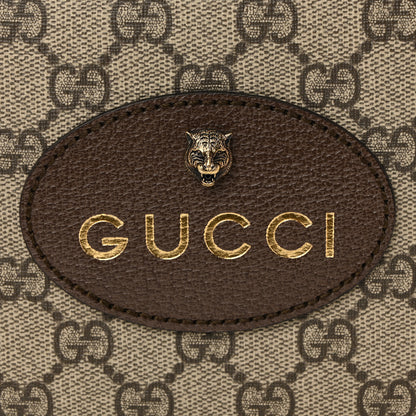 Gucci GG Supreme Monogram Web Neo Vintage Shoulder Bag Beige New Acero Crop 8 of 10