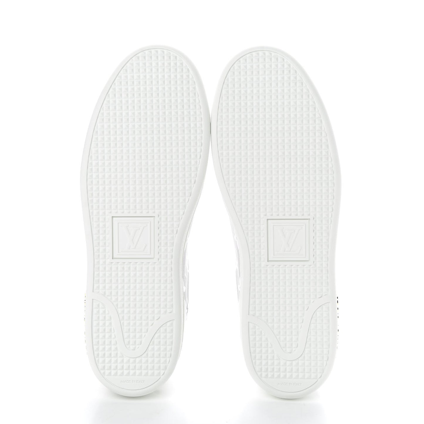Calfskin Monogram Frontrow Sneakers 38 White Black