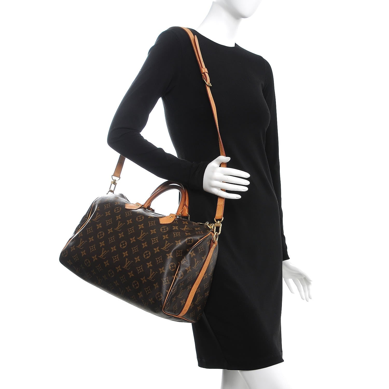 Louis Vuitton Monogram Speedy Bandouliere 35 2 of 13