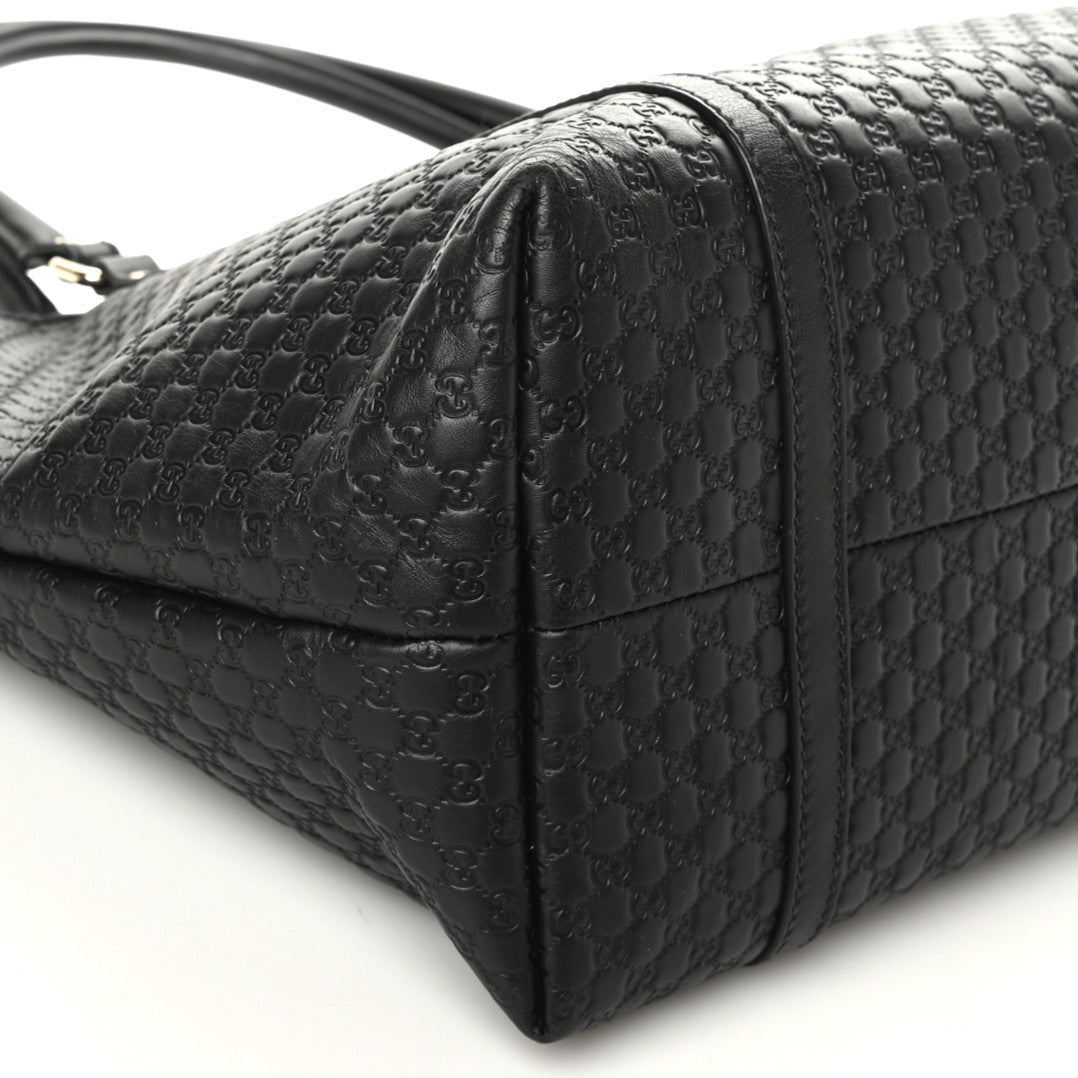 Microguccissima Medium Joy Tote Black