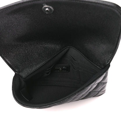 Chanel Caviar Quilted Boy Flap Clutch Black 5 of 11