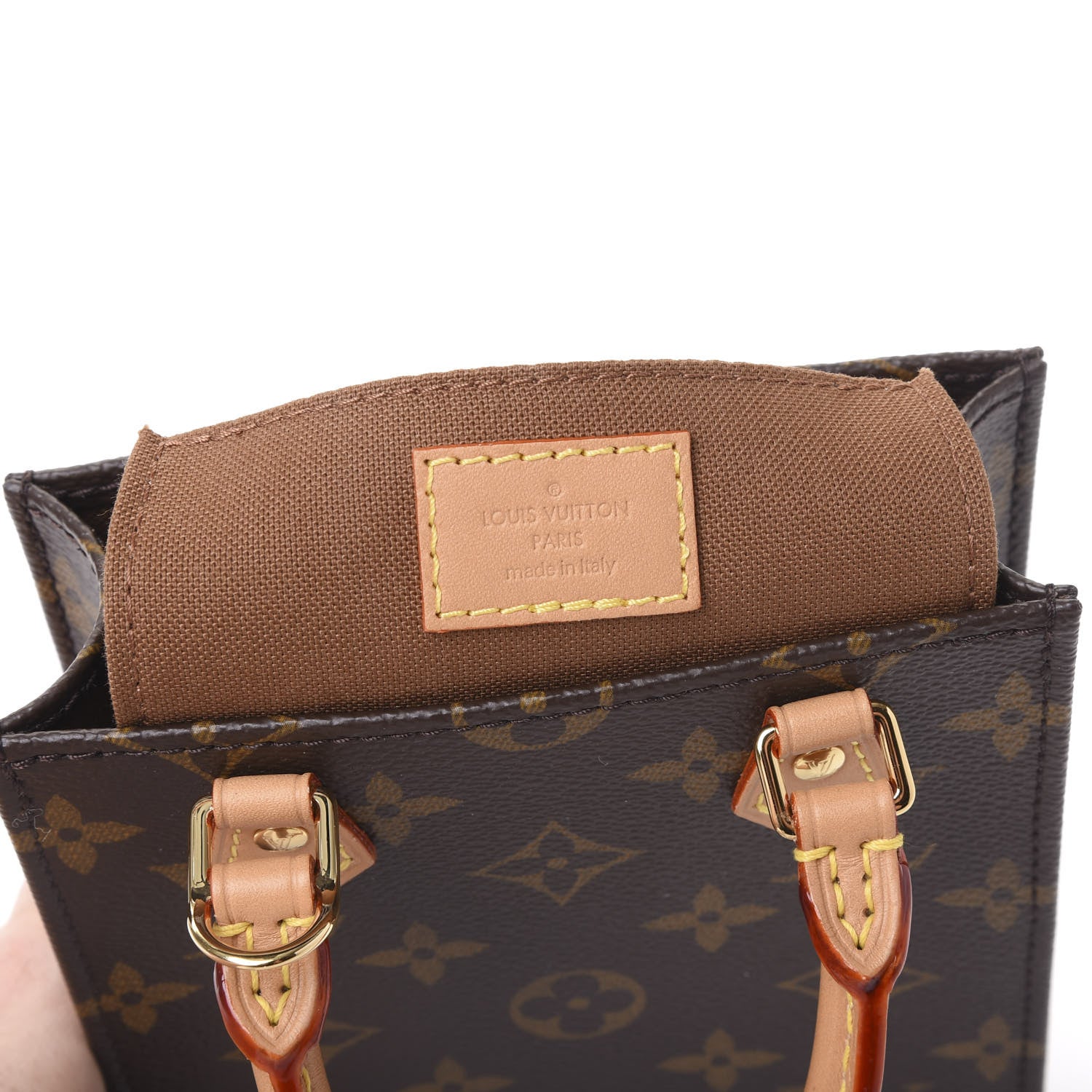 Louis Vuitton Monogram Petit Sac Plat 7 of 10