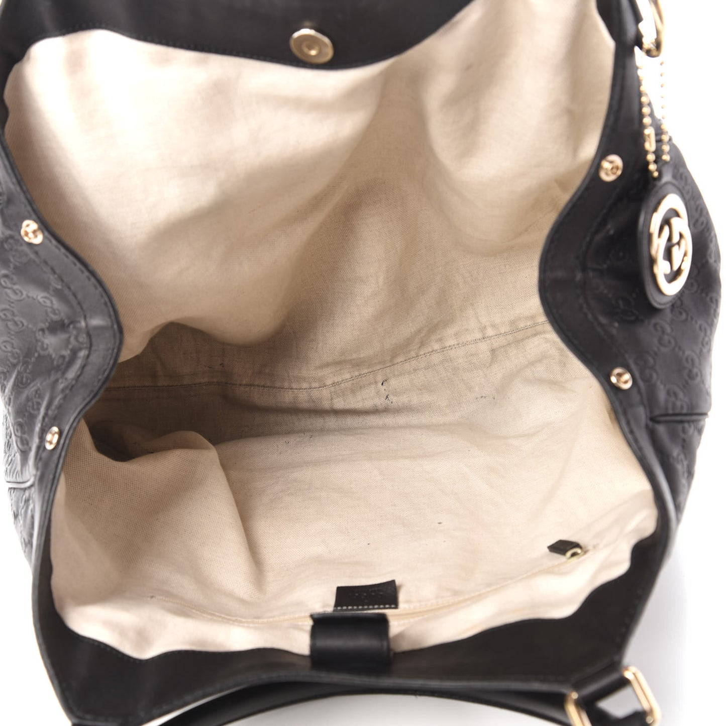 Guccissima Large Sukey Tote Black