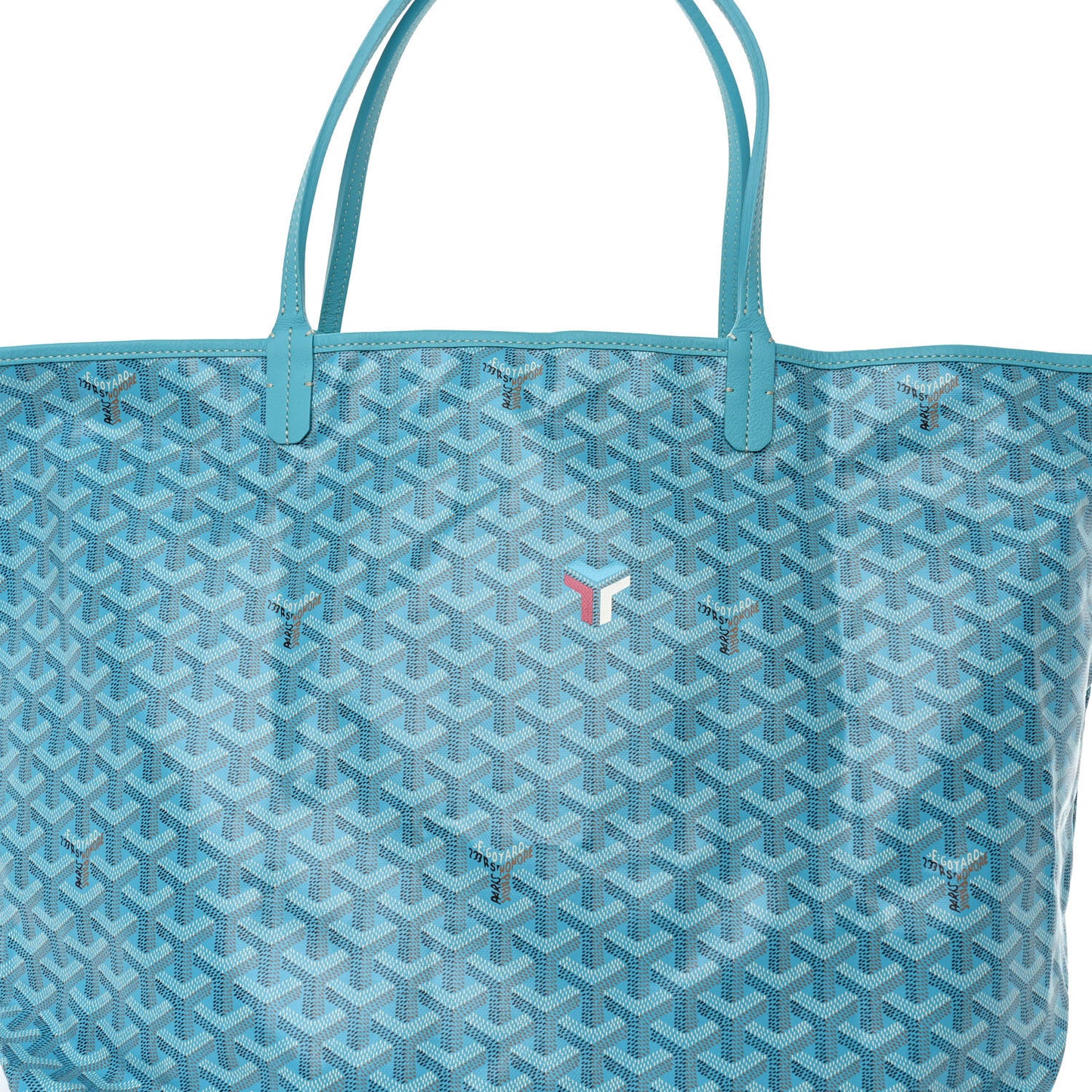 Goyardine Saint Louis GM Balise Beach Towel Set Turquoise