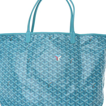 Goyard Goyardine Saint Louis GM Balise Beach Towel Set Turquoise 9 of 11