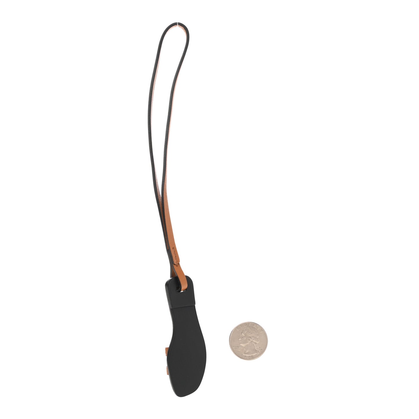 Epsom Butler Calfskin Hunter Oran Nano Bag Charm Gold