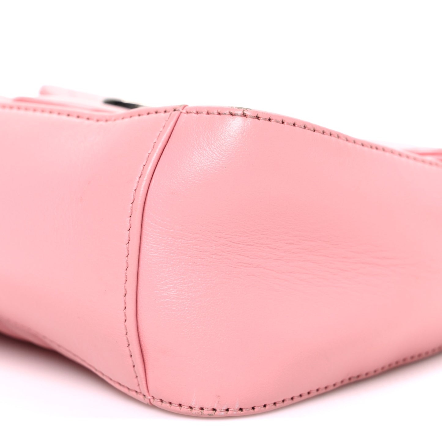 Calfskin Matelasse Mini GG Marmont Top Handle Shoulder Bag Wild Rose Wild Rose