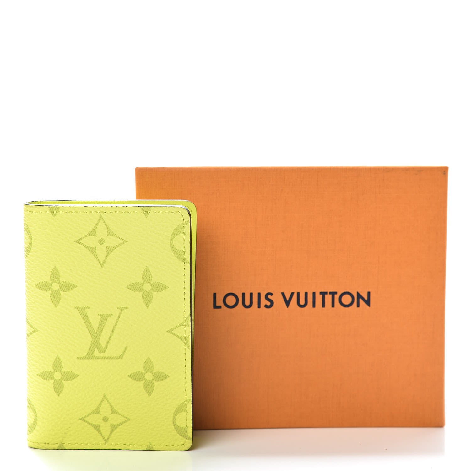 Louis Vuitton Monogram Taiga Pocket Organizer Yellow 8 of 8