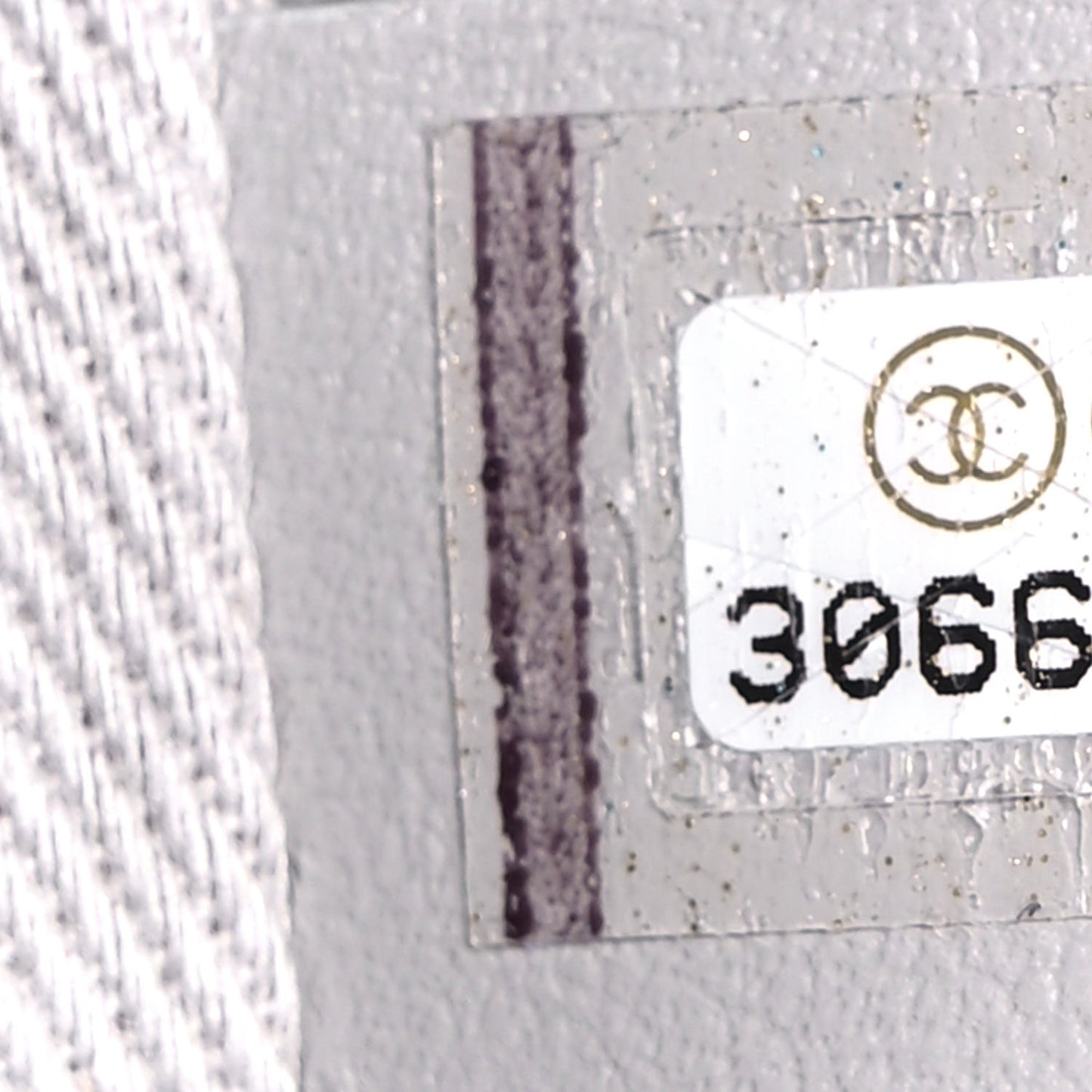 Grained Calfskin Small Stitched Flap Grey