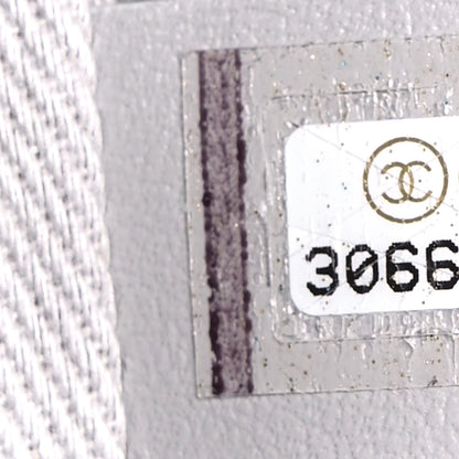 Chanel Grained Calfskin Small Stitched Flap Grey 7 of 12