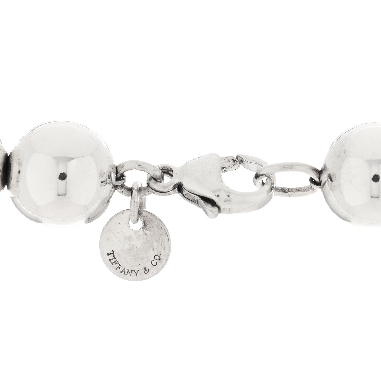 Tiffany Sterling Silver 10mm Hardwear Ball Necklace 3 of 3