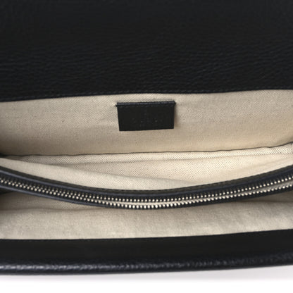 Gucci Pebbled Calfskin Small Dionysus Shoulder Bag Black 5 of 10