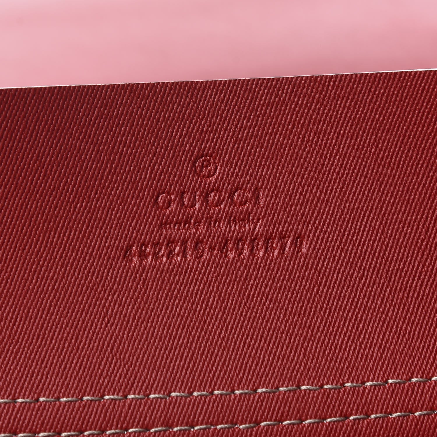 Gucci GG Supreme Monogram Blooms Calfskin Medium Padlock Shoulder Bag Beige Blue Navy Hibiscus Red 8 of 8