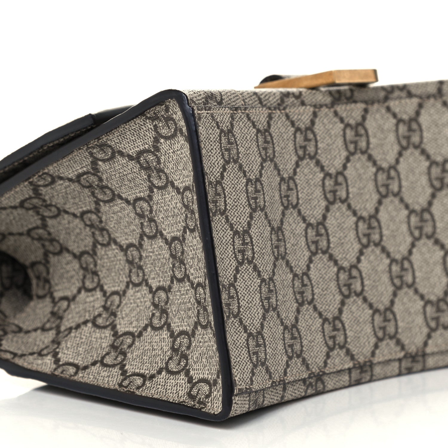 Balenciaga X GUCCI GG Supreme Monogram Small Hourglass Top Handle Bag Beige Ebony 9 of 11