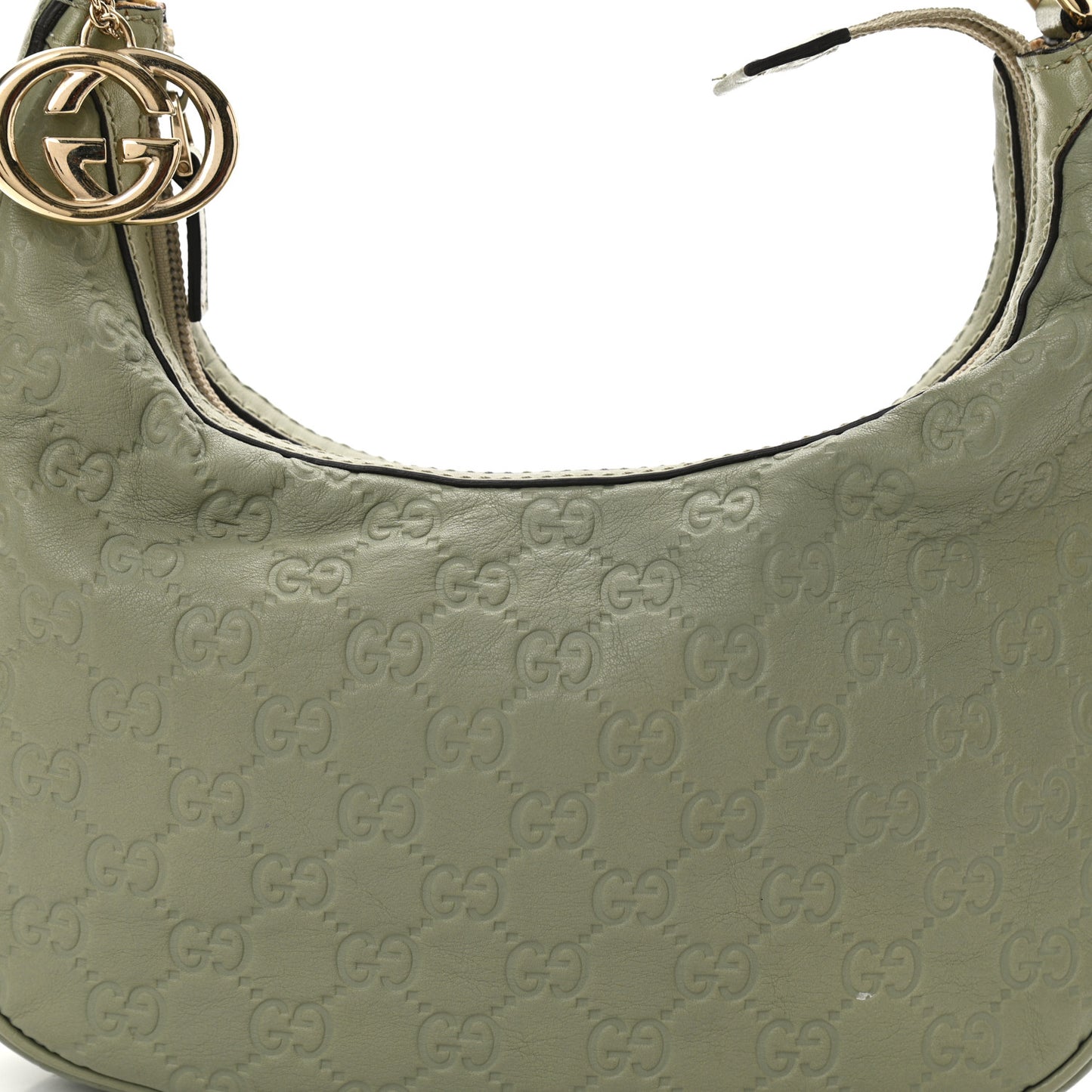 Guccissima Small Hobo Light Green