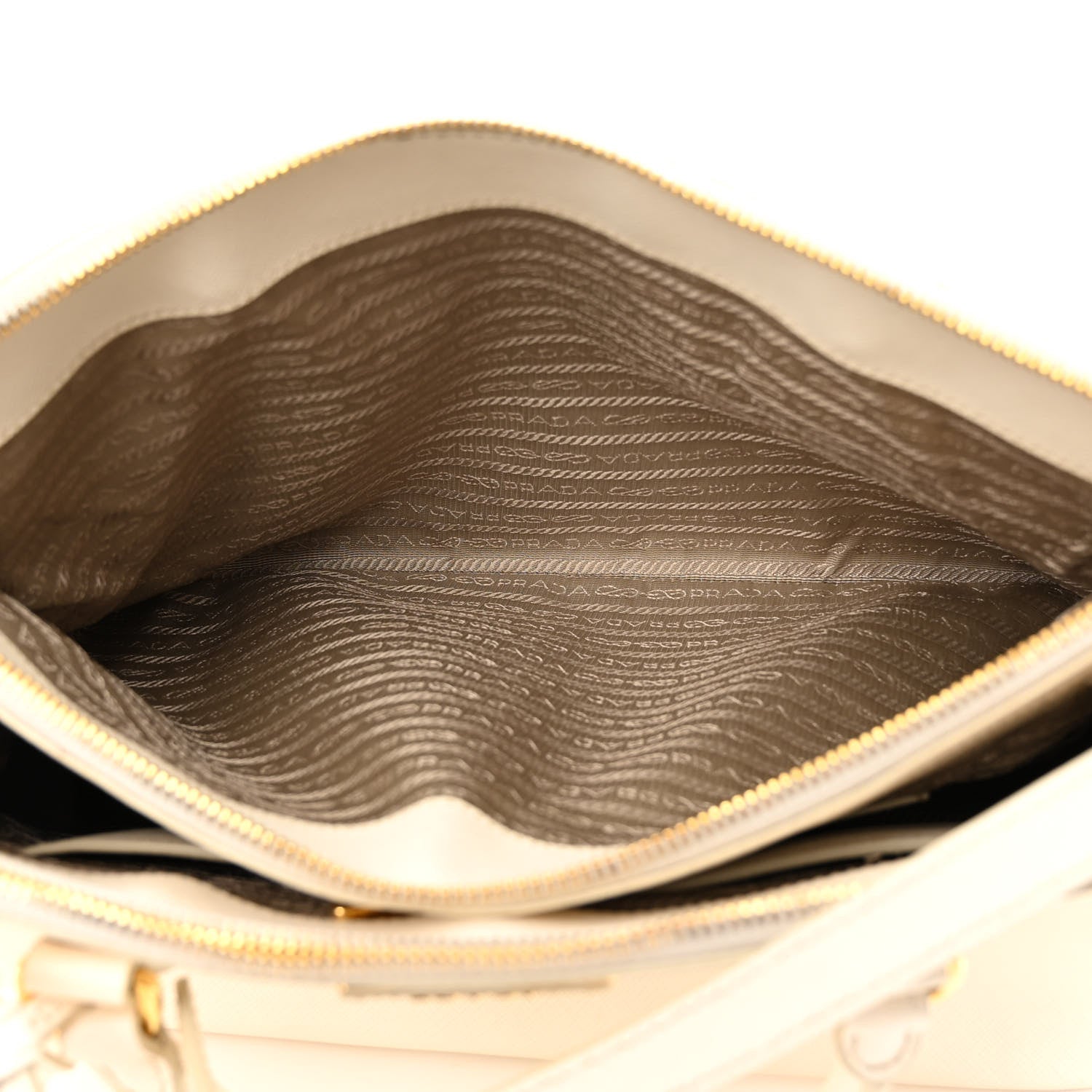 Prada Saffiano Medium Galleria Double Zip Tote Talco 5 of 24