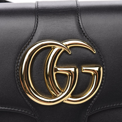Gucci Vitello Palmellato Lux Small Arli Flap Shoulder Bag Black 8 of 10