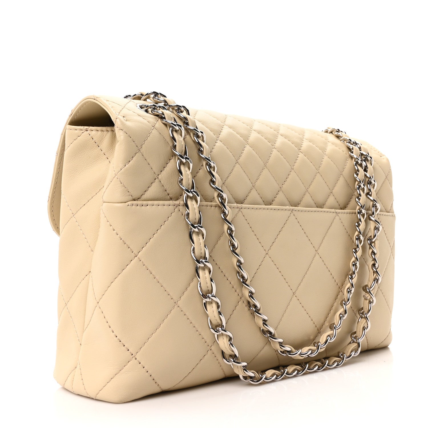 Chanel Calfskin Quilted In the Business Flap Bag Light Beige 3 of 10