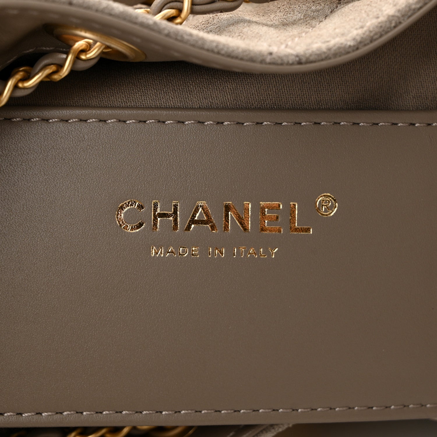 Chanel Suede Quilted Small Chanel 25 Handbag Dark Grey 6 of 11