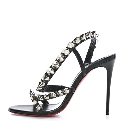 Christian Louboutin Kid Spitika 100 Sandals 37 Black 1 of 7