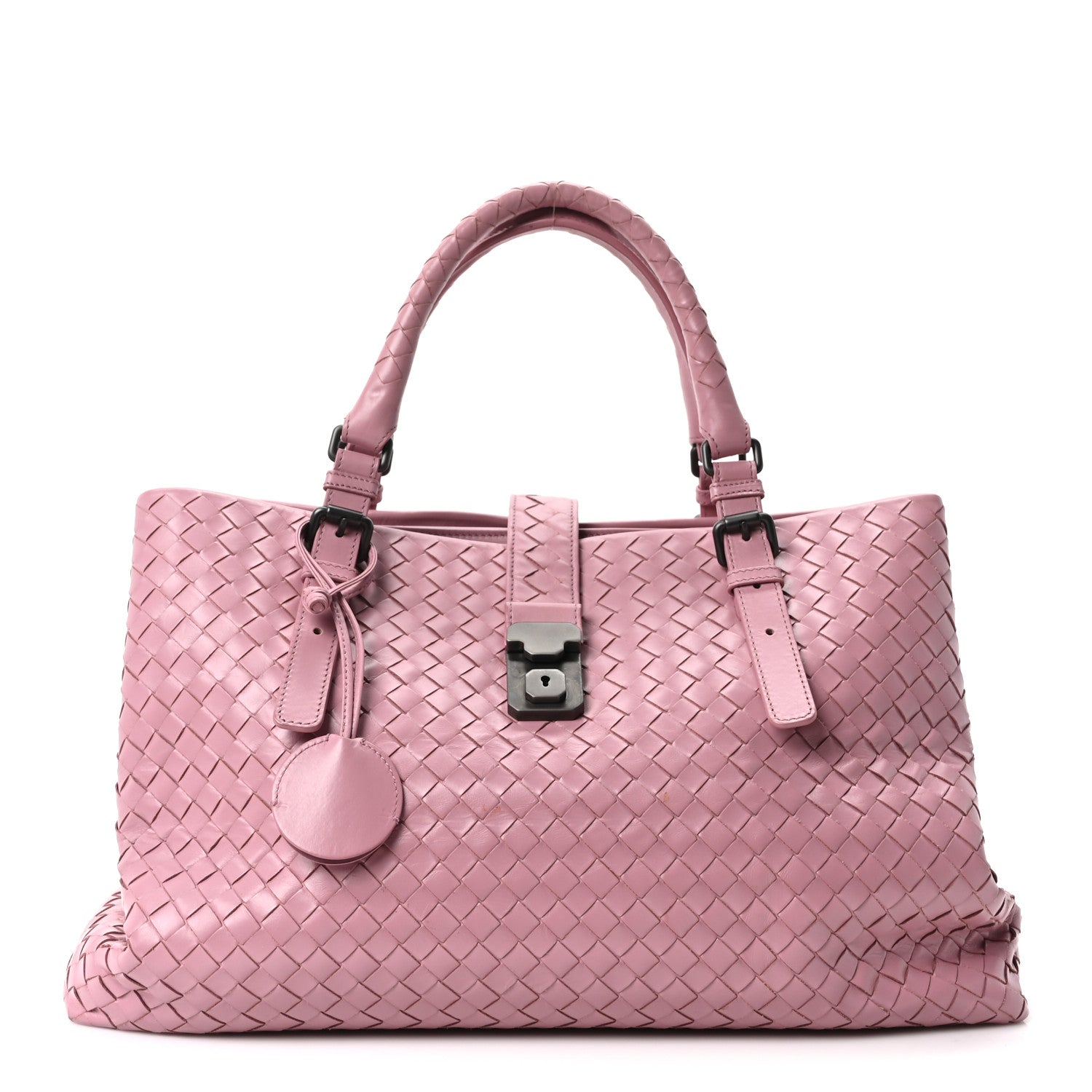 Bottega Veneta Light Calf Intrecciato Medium Roma Mallow 1 of 10