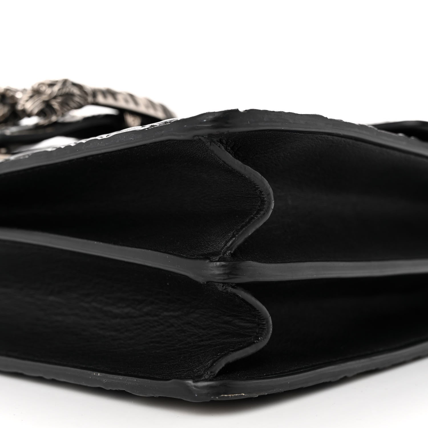 Gucci GG Supreme Monogram Arabesque Medium Dionysus Shoulder Bag Black 12 of 14