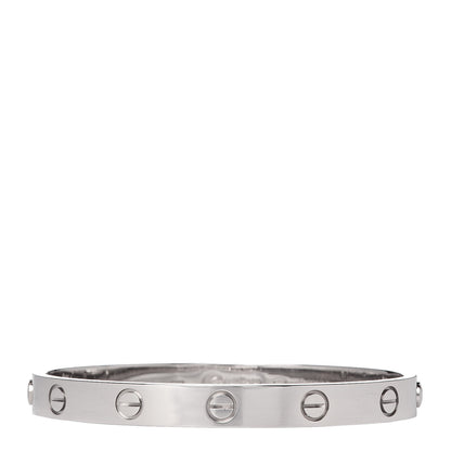 Cartier 18K White Gold LOVE Bracelet 16 1 of 6