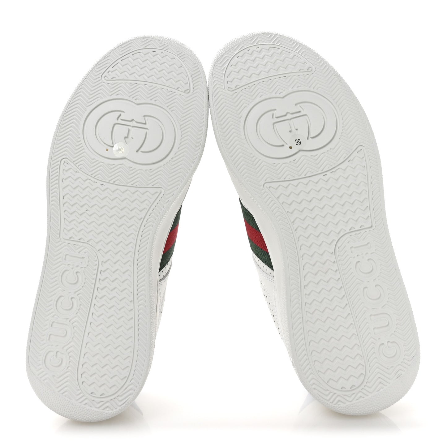 Calfskin Web Perforated Womens Platform 55mm Sneakers 39 White Bright Splash