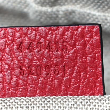 Gucci Monogram Mini Bree Messenger Bag Red 7 of 15