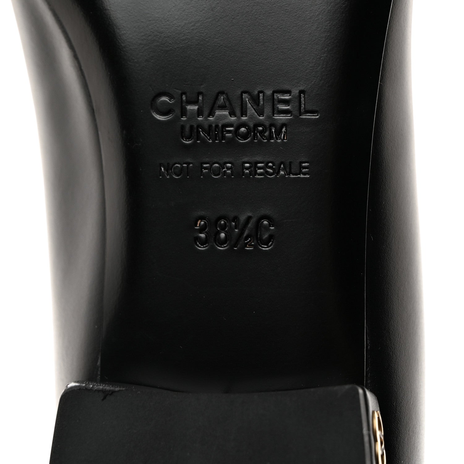 Chanel Lambskin Cap Toe Ballerina Flats 38.5 Black 8 of 8
