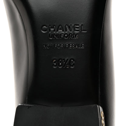 Chanel Lambskin Cap Toe Ballerina Flats 38.5 Black 8 of 8