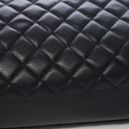 Chanel Caviar Quilted City Shopping Tote Black 10 of 12