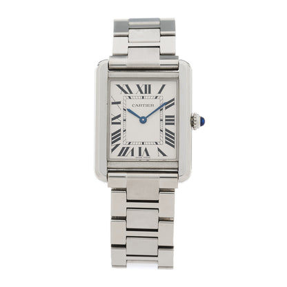 Cartier Stainless Steel 24mm Tank Solo Quartz Watch 1 of 4