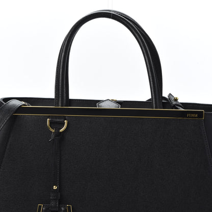 Fendi Vitello Elite Regular 2Jours Tote Black 8 of 8