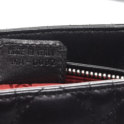 Christian Dior Lambskin Cannage Medium Lady Dior Black 8 of 12