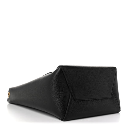 Celine Soft Grained Calfskin Small Sangle Bucket Bag Black 4 of 9