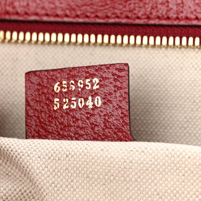 Gucci X DORAEMON Mini Vintage GG Supreme Monogram Large Tote Bag Beige Cherry Red 7 of 10