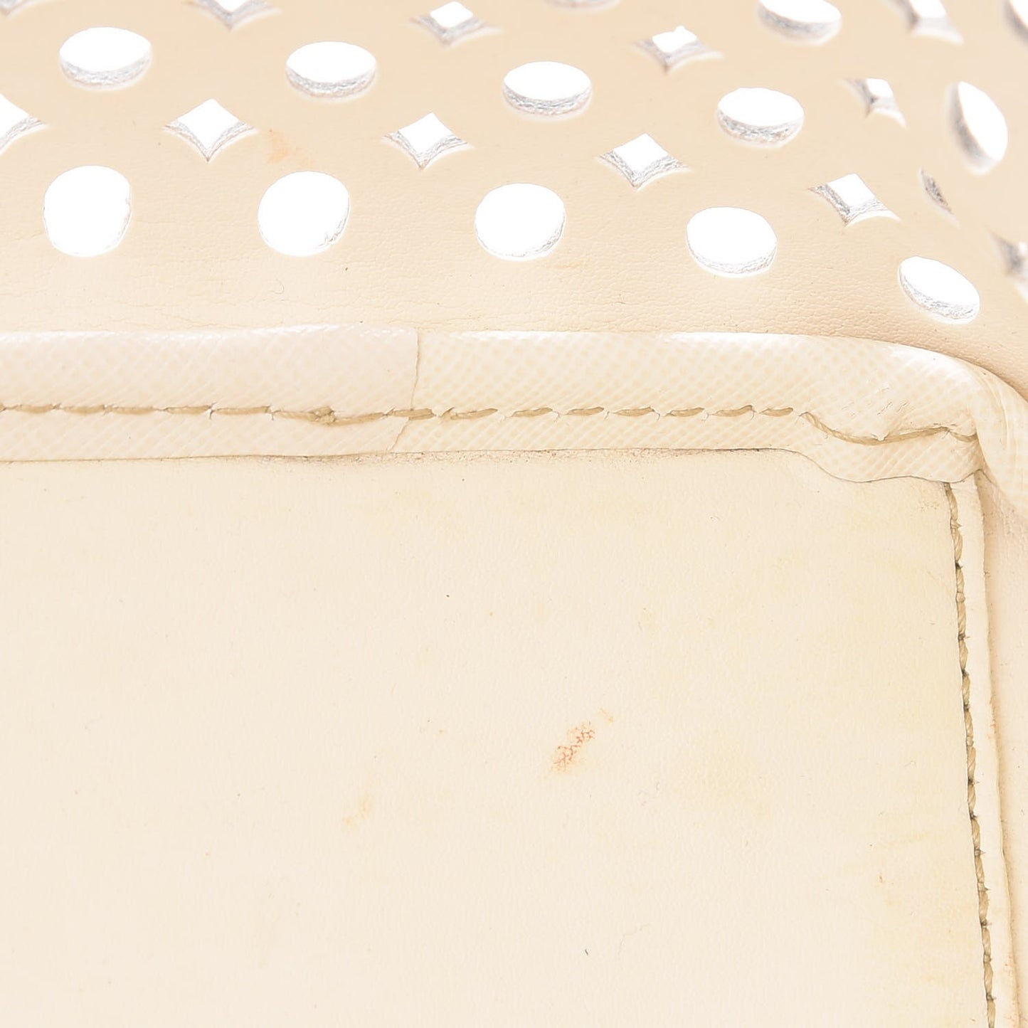 Saffiano Perforated Zip Around Tote Talco