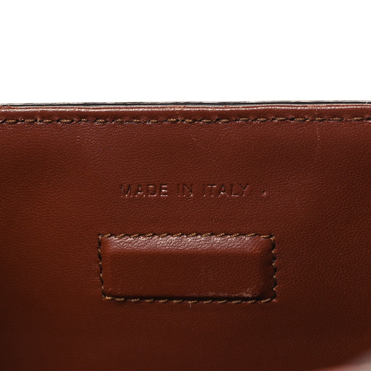 Smooth Calfskin Medium Diorever Flap Brown