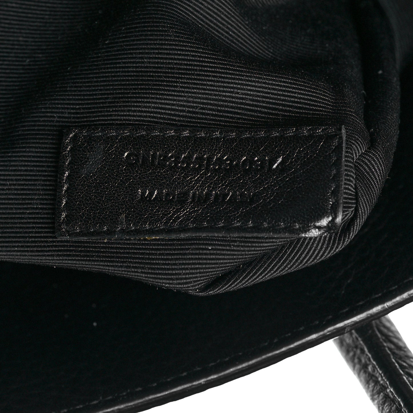 Grained Calfskin Small Sac De Jour Black