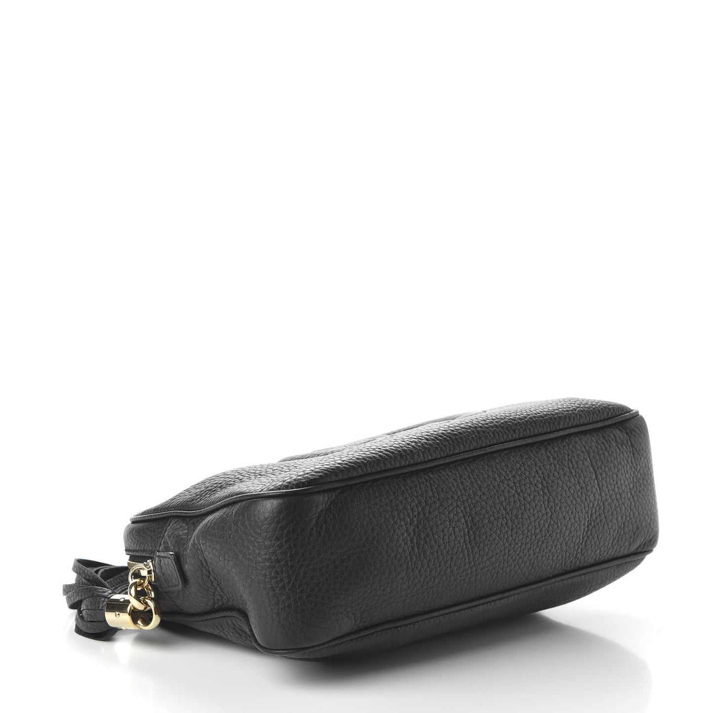Pebbled Calfskin Small Soho Bowler Black
